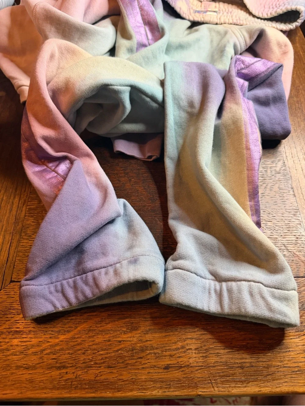MOTHER Tie-Dye Set — Pastel Purple, Pink & Blue